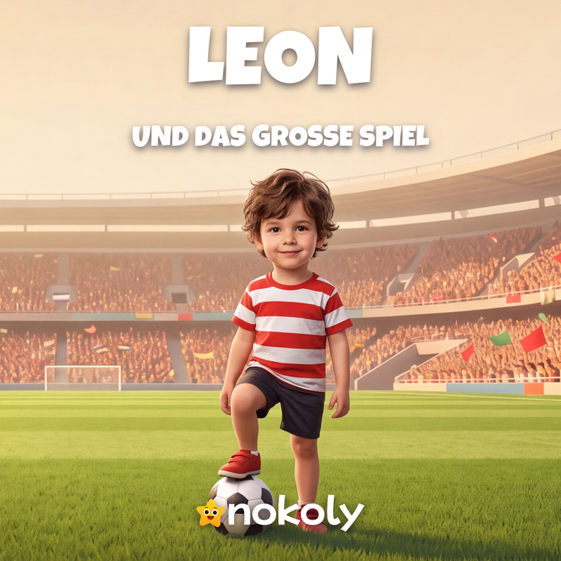 Fussball-Abenteuer, personalisiertes Kinderbuch von Nokoly