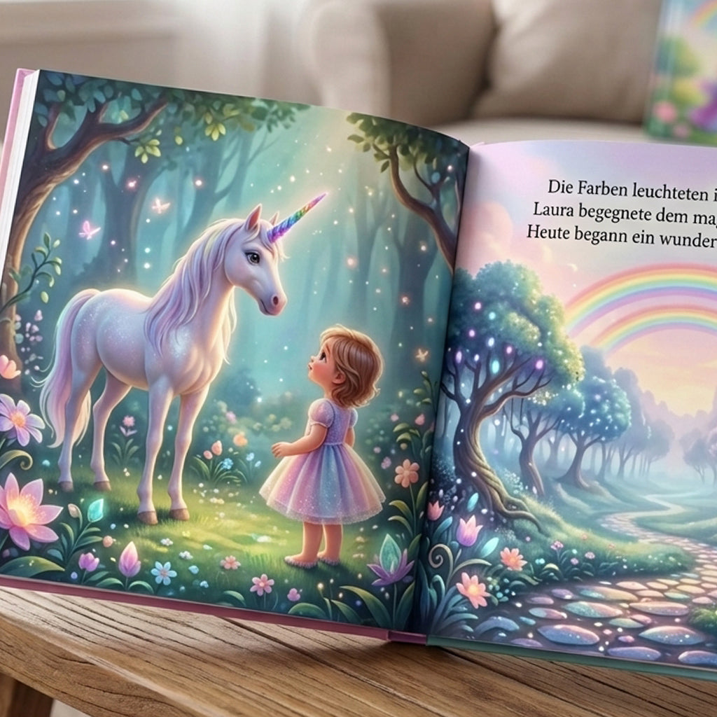 Personalisiertes Einhorn-Kinderbuch – Dein Kind als Held seiner eigenen Geschichte