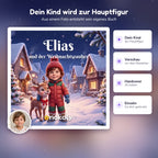 Dein Kind wird zur Hauptfigur, personalisiertes Weihnachtsbuch mit Foto